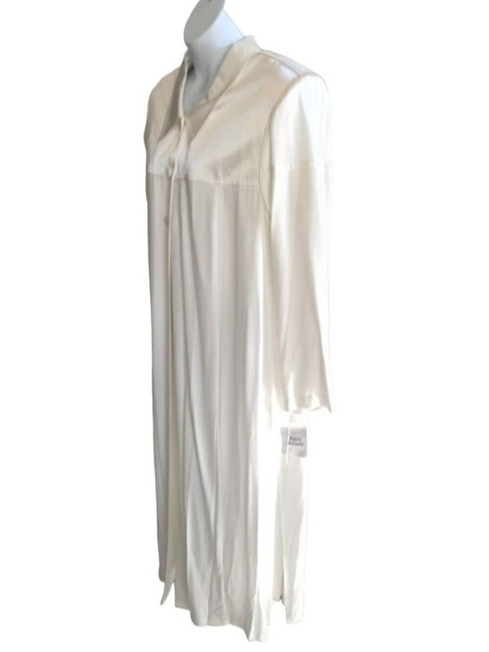 Ronni Nicole II Plus Size 24W Dress & Jacket Maxi Ivory Back Zip Two-Piece Set - Picture 3 of 12